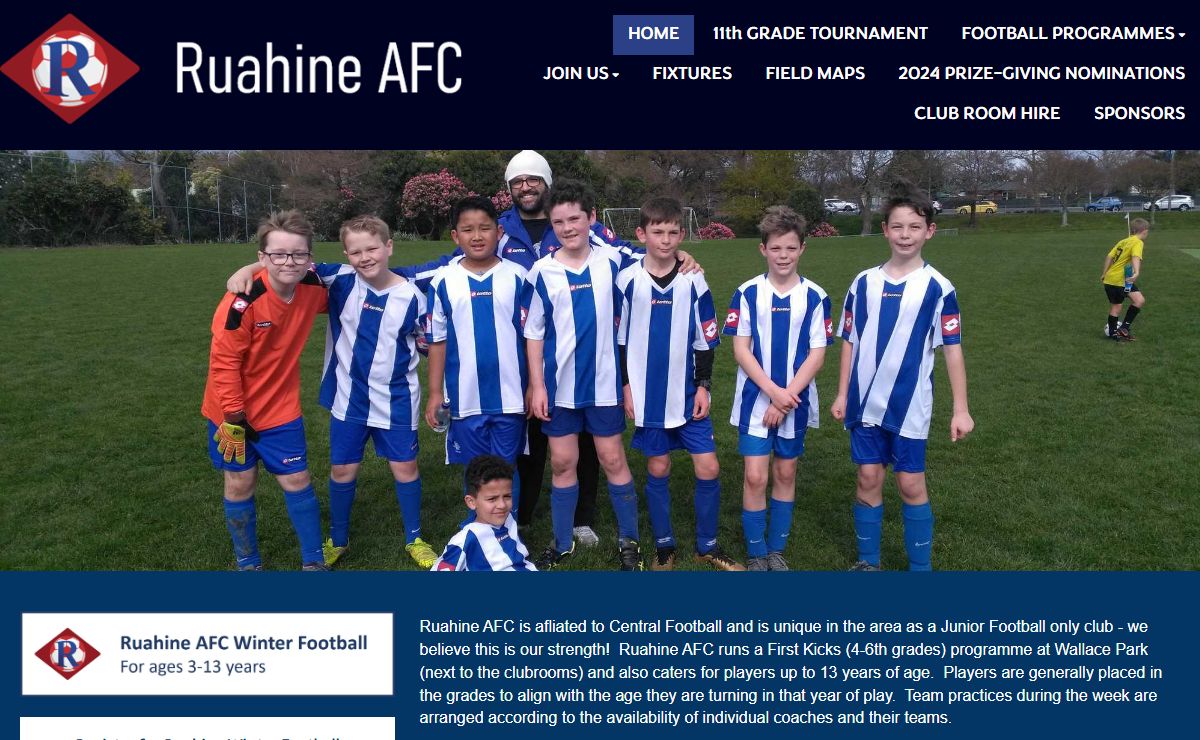 Ruahine Association Football Club (Inc) - HOME