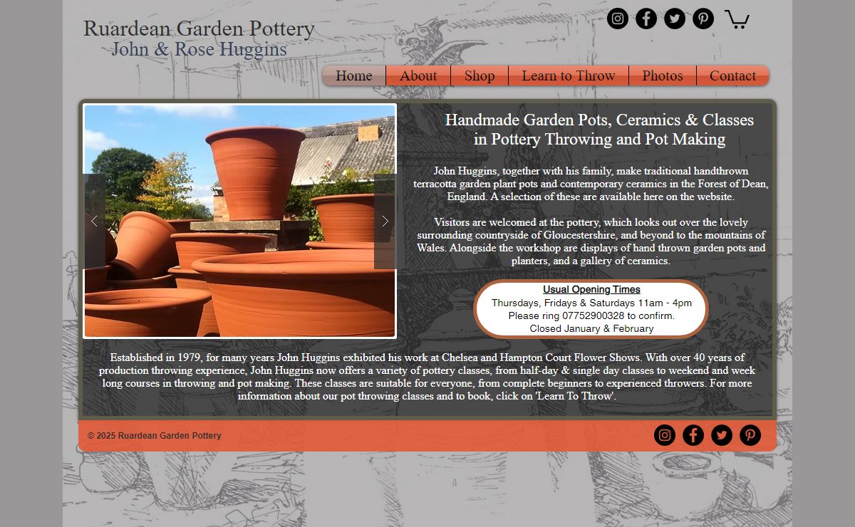 Pottery Classes & Courses | Garden Pots | Gloucestershire