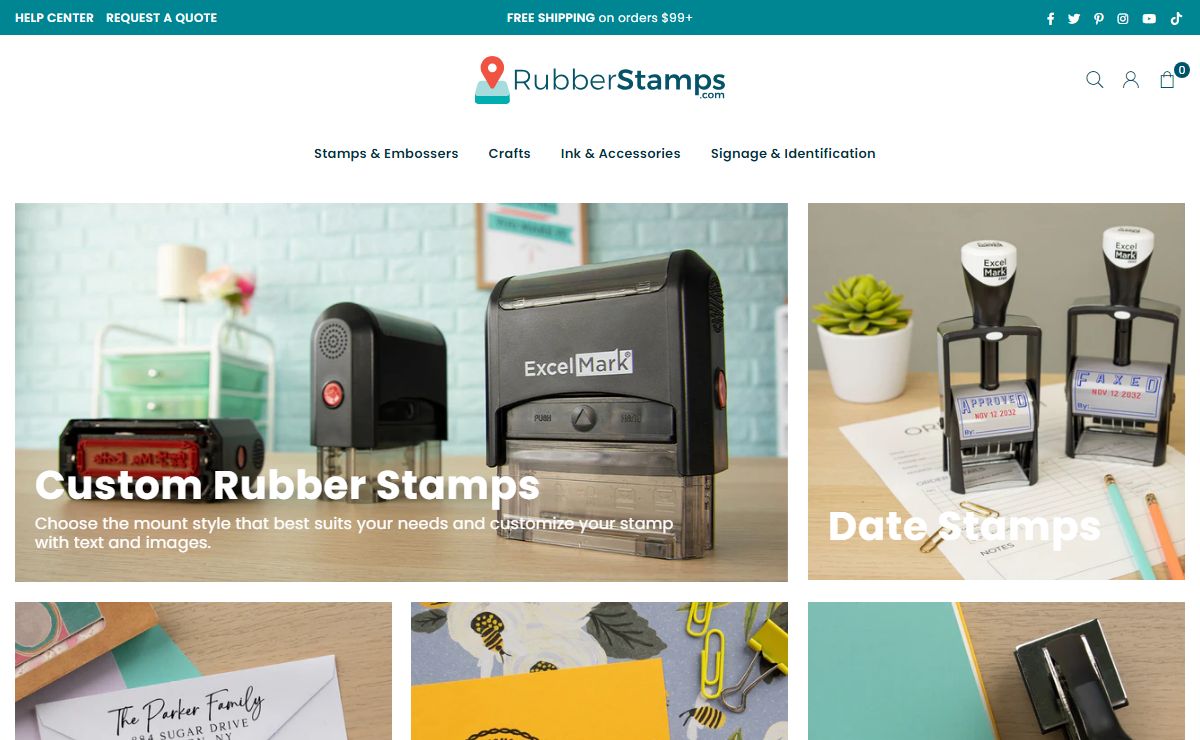 Custom Rubber Stamps | Custom Stamps for Every Need | RubberStamps.com
