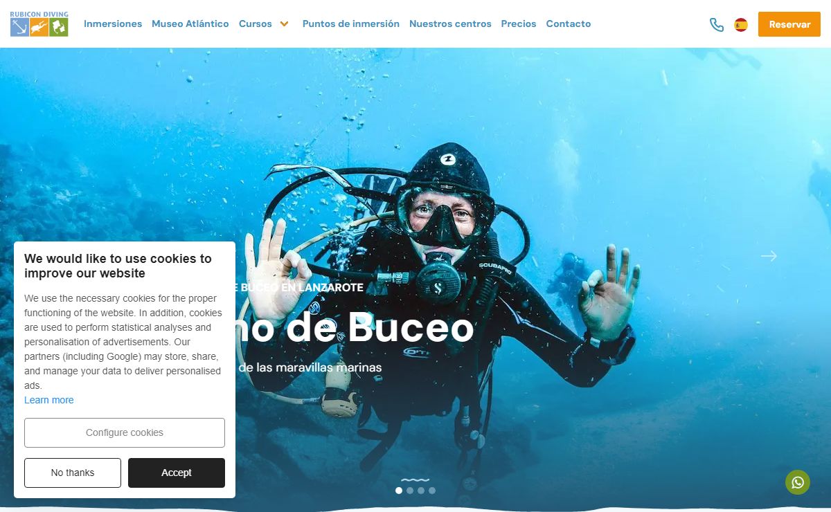 Rubicon Diving, tu centro de buceo en Lanzarote