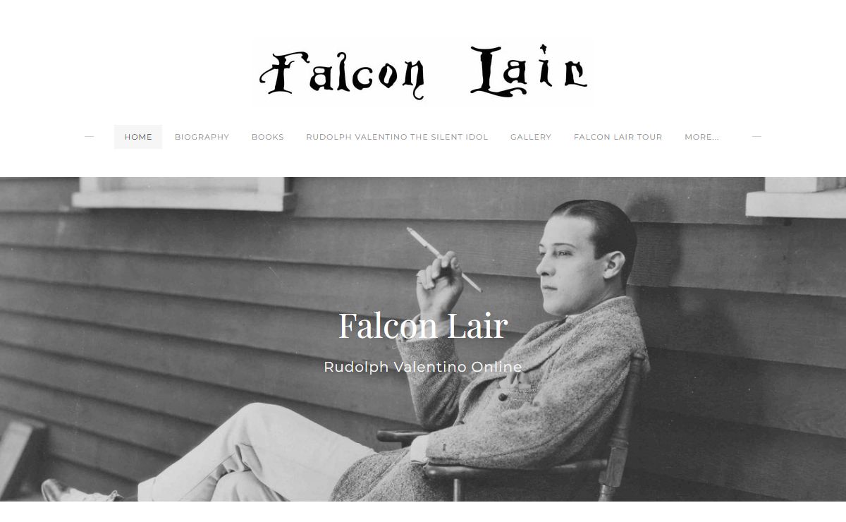 FALCON LAIR - Falcon Lair - Rudolph Valentino Online