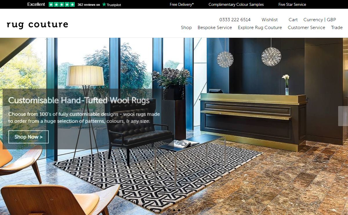Custom Rugs by Rug Couture - Bespoke Wool Rugs & Carpets