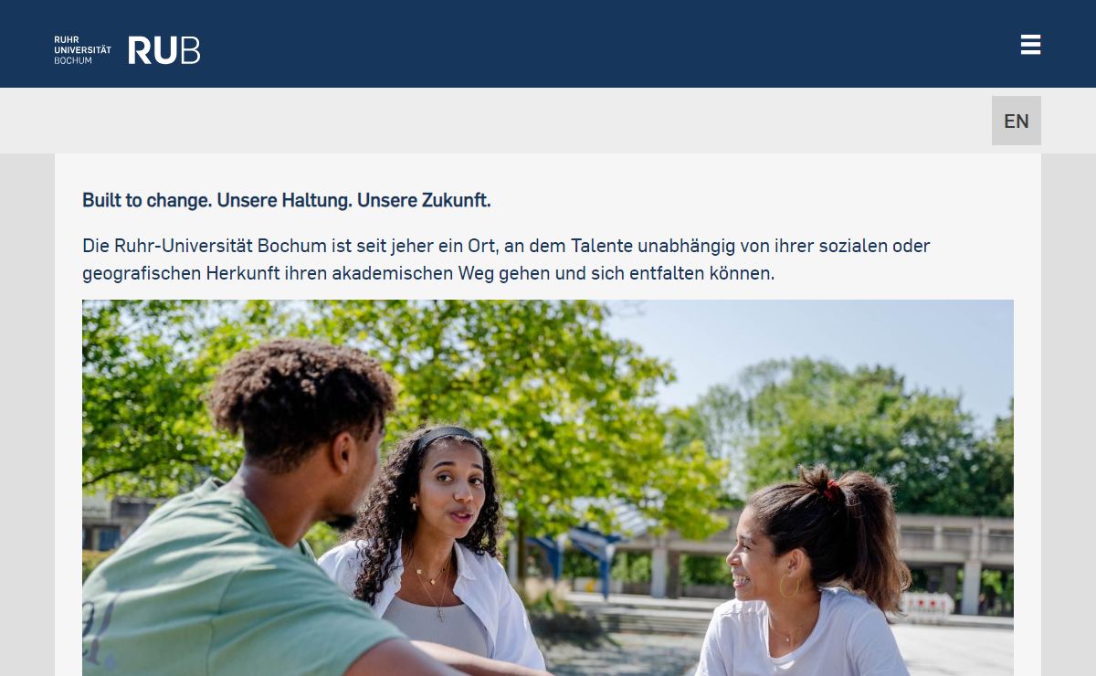 Built to change: Ruhr-Universität Bochum