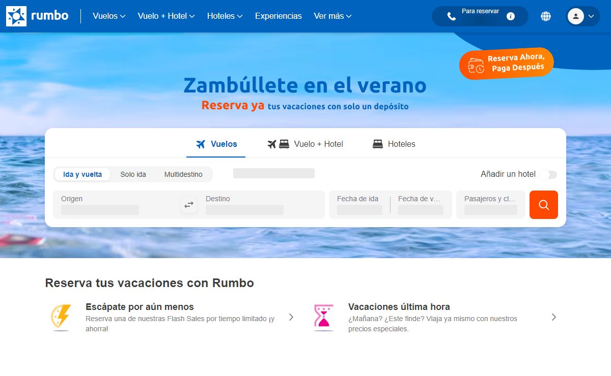 Viajes baratos: Ofertas viajes, vuelos, hoteles | Rumbo