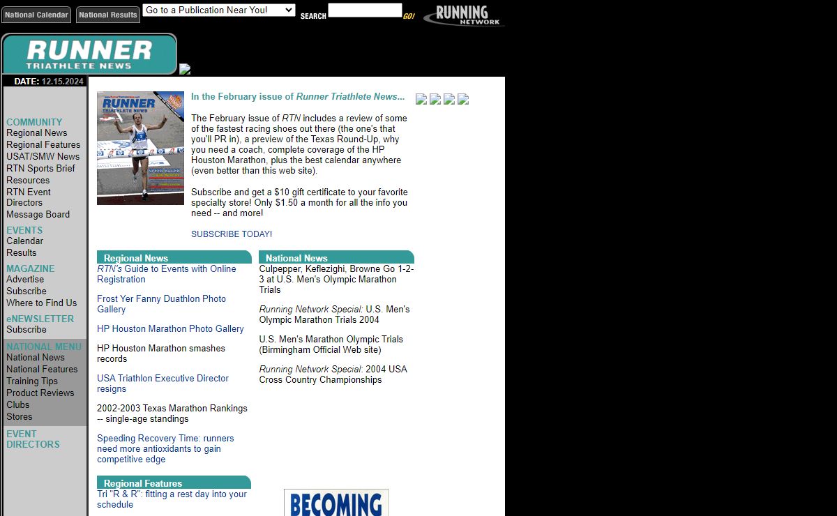 Runner Triathlete News
