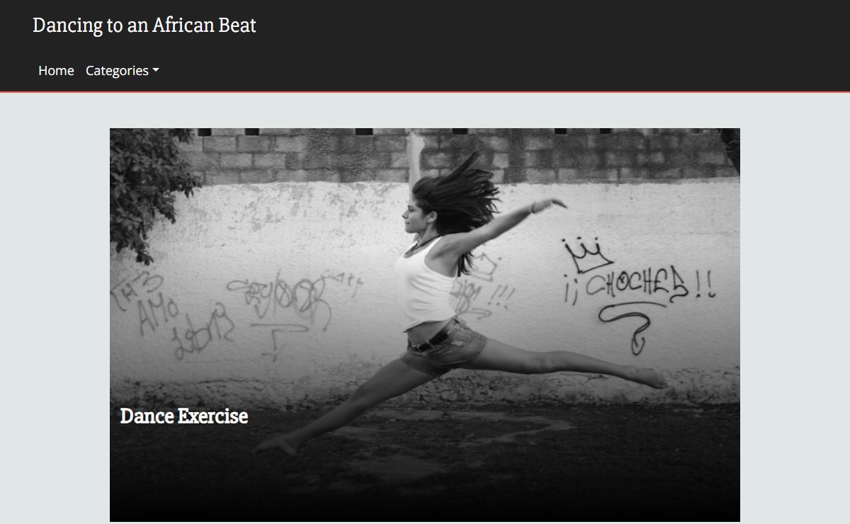 Dancing to an African Beat