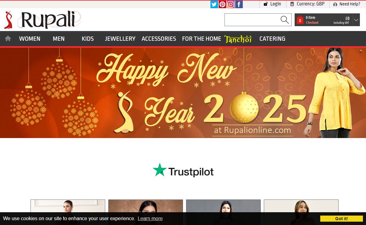 RupaliOnline:Asian Clothing Shop: Buy Indian Pakistani Bengali Salwar Churidar Trouser Suits UK