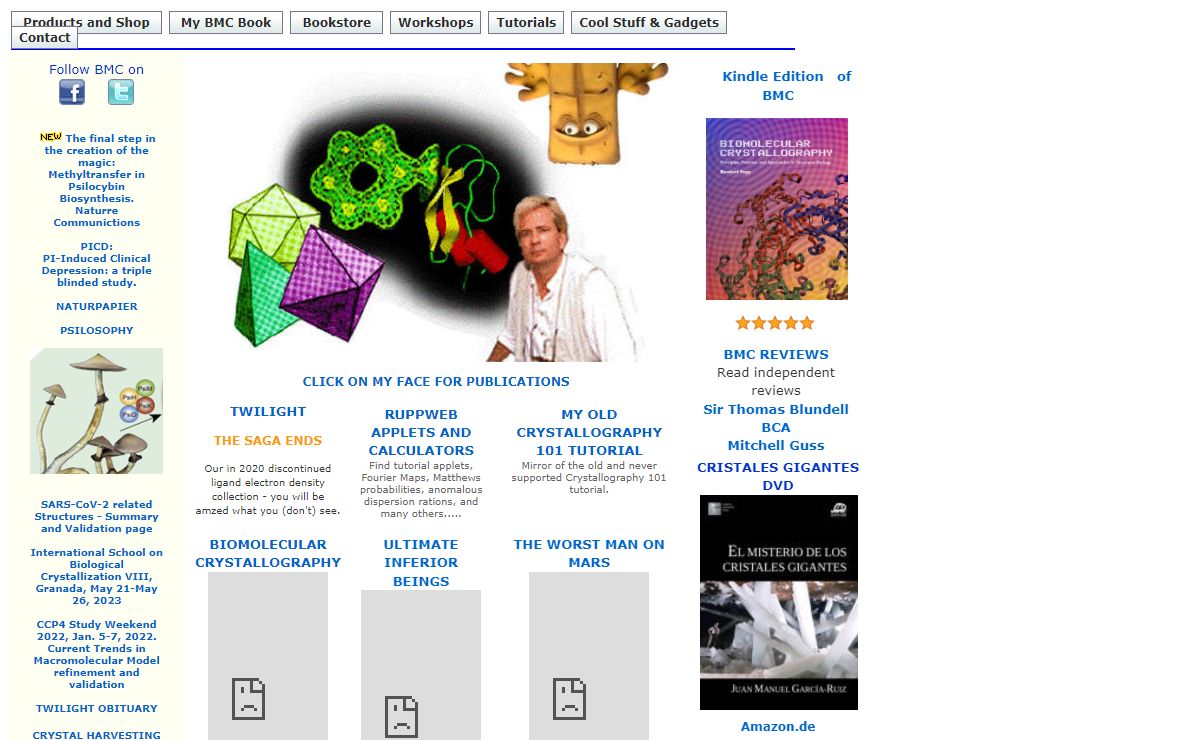 Welcome to BR's Macromolecular Crystallography Website on ruppweb.org