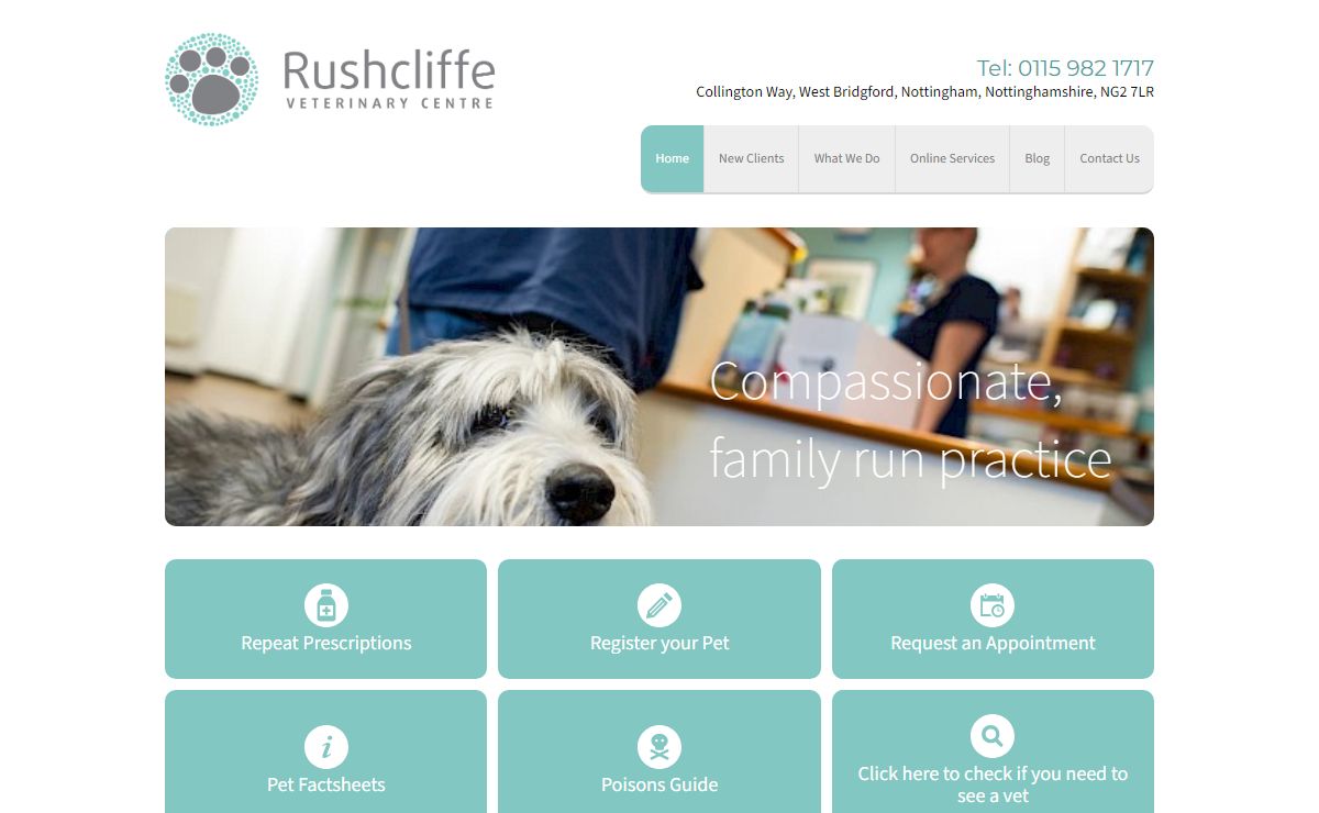 Vets In Nottingham | West Bridgford | Rushcliffe Veterinary Centre