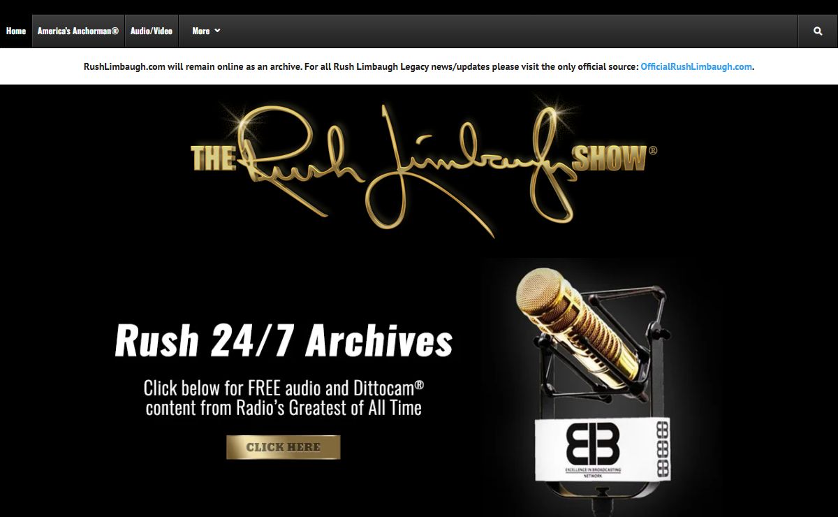 Rush Home - The Rush Limbaugh Show