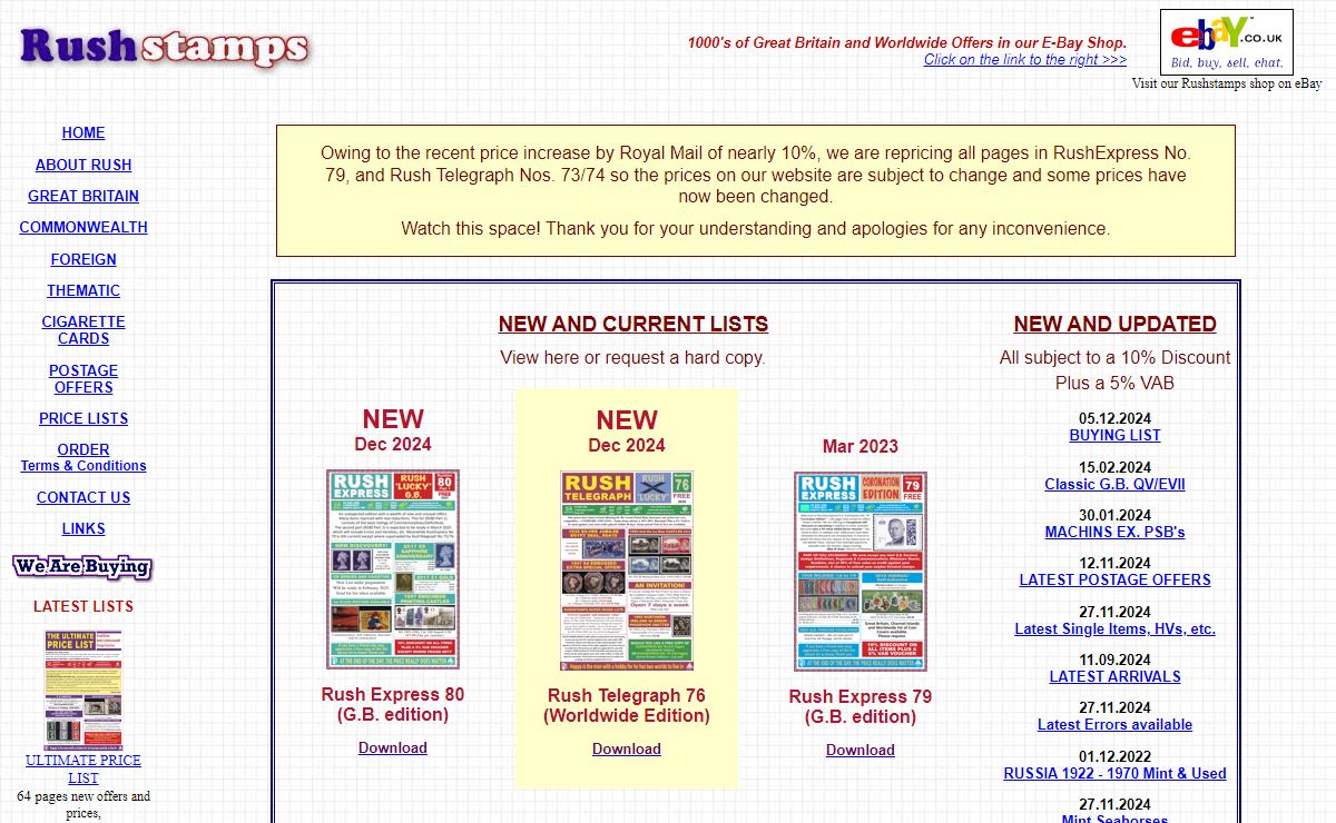 Welcome to Rushstamps