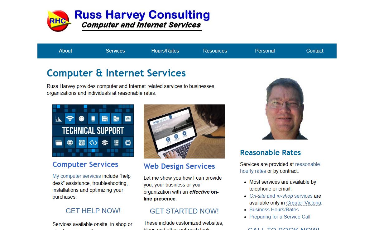 Russ Harvey Consulting Computer & Internet Services