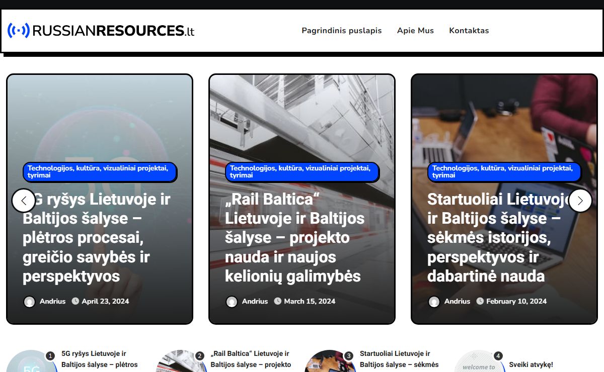 Pasisveikinimas su svetainės apie technologijas skaitytojais