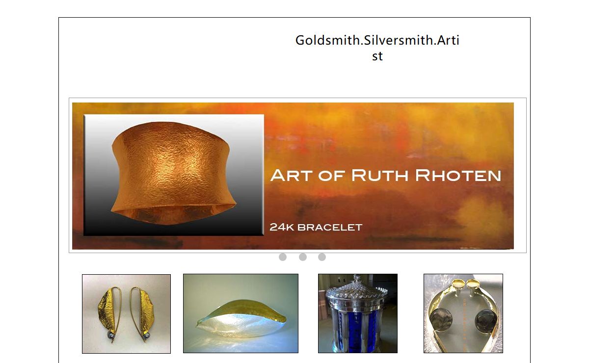 Art of Ruth Rhoten Goldsmith/Silversmith/ArtistGoldsmith.Silversmith.Artist.Painter
