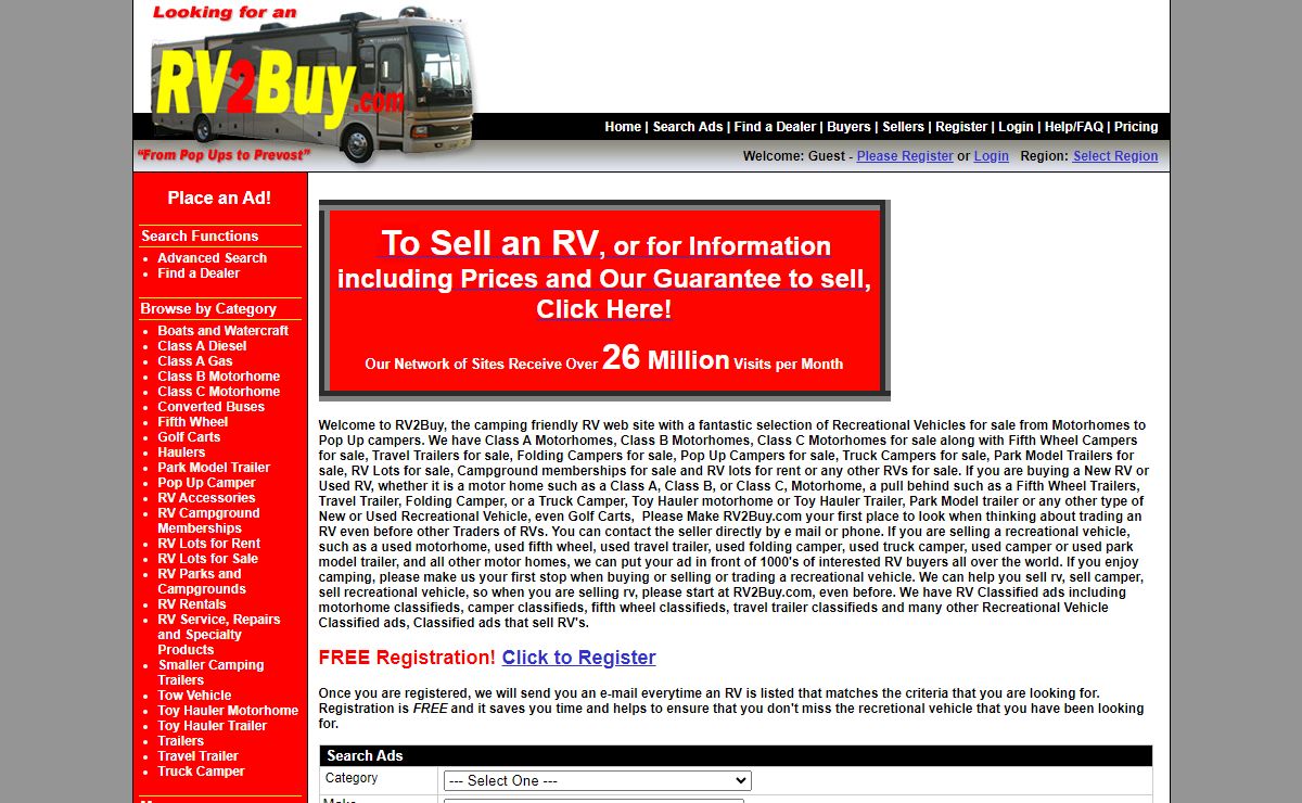 RV Motorhome Traders & Sells, Motorhomes Sales, Sell Boat, Trade RV Campers, Sell Motorhome, Sell RVs