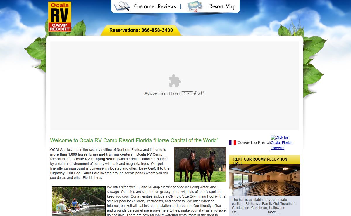 Ocala FL Camping Sites at RV Camp Resort | Tent Campsites at Florida RV Park | Pet Friendly RV Campgrounds