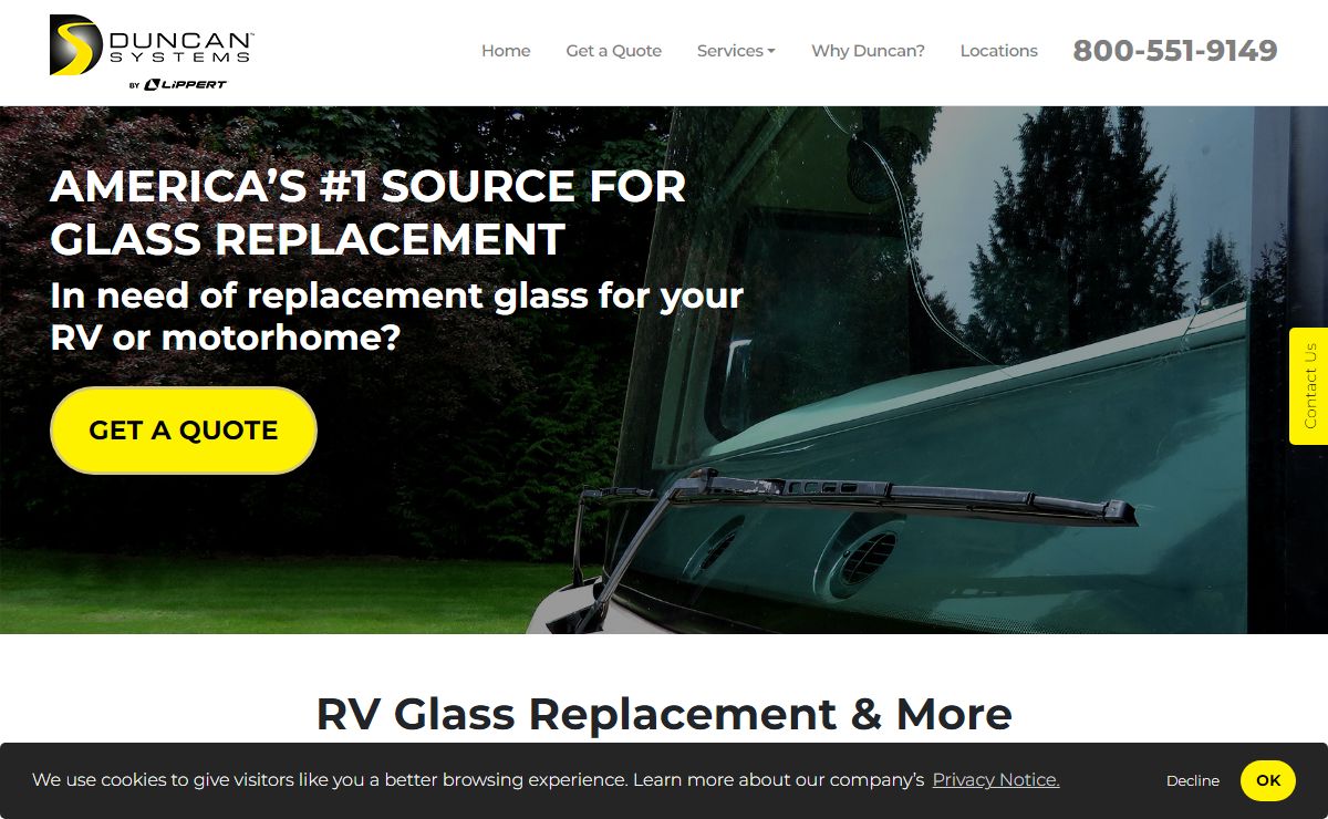 America's #1 Source for Glass Replacement | Duncan Systems, Inc.