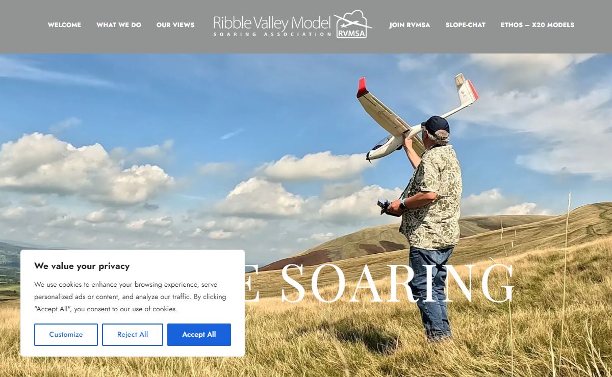 RVMSA – RC Slope Soaring in the Ribble Valley