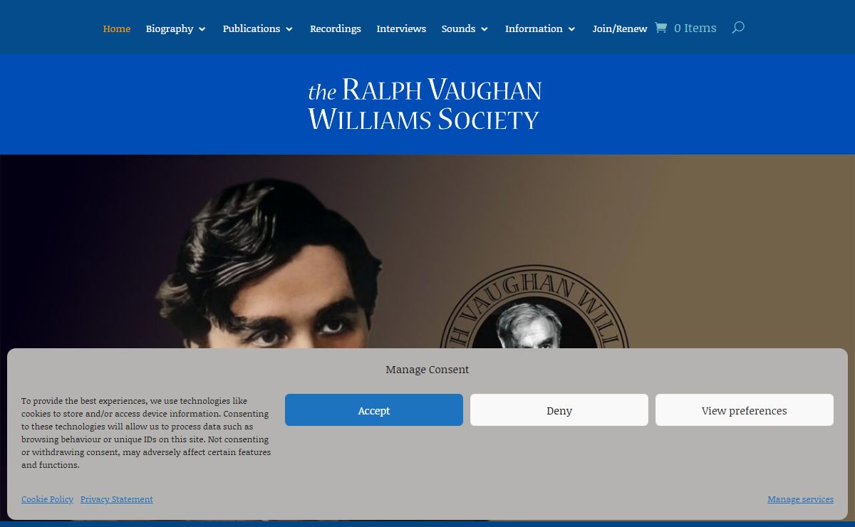 Ralph Vaughan Williams Society - Ralph Vaughan Williams Society