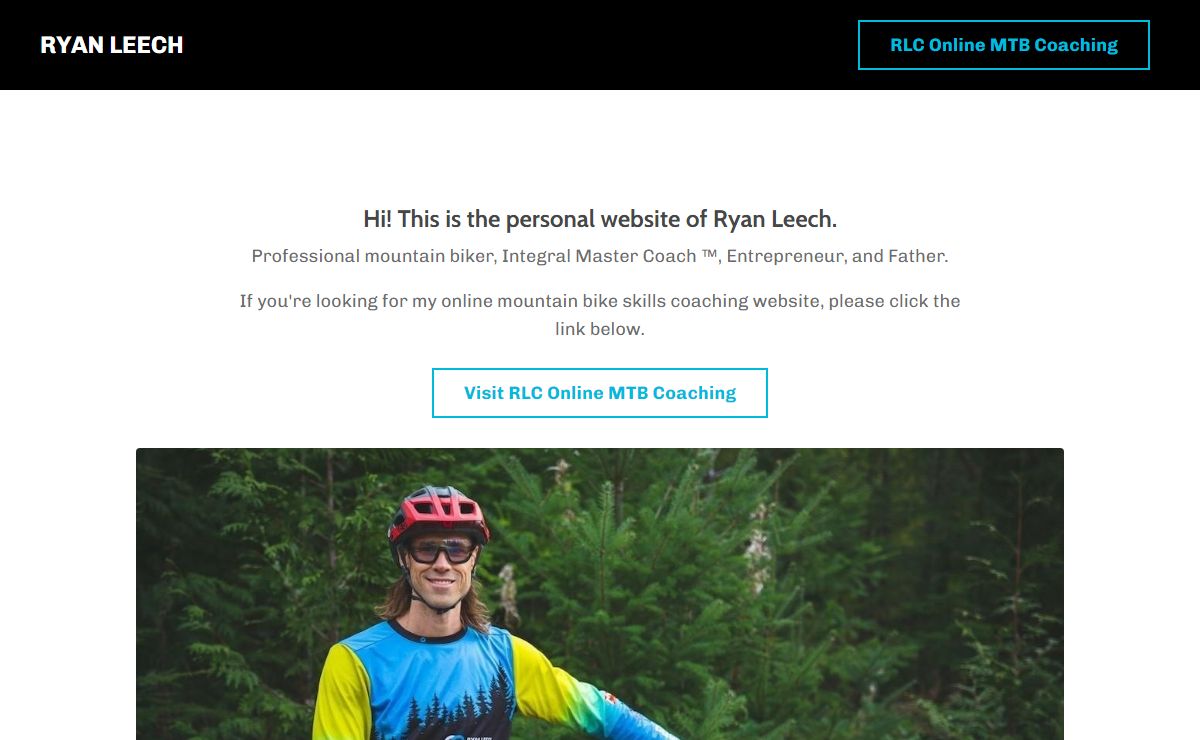 Ryan Leech - Professional Mountain Biker