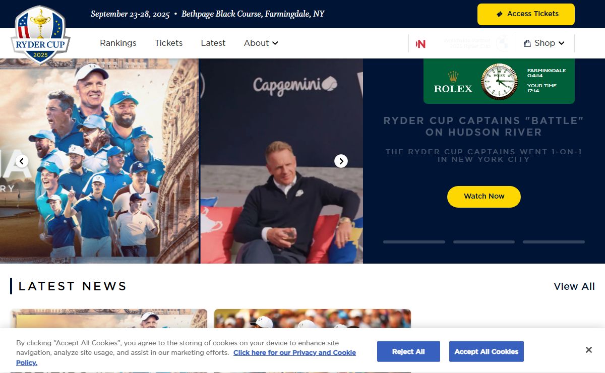 Ryder Cup | Official Site