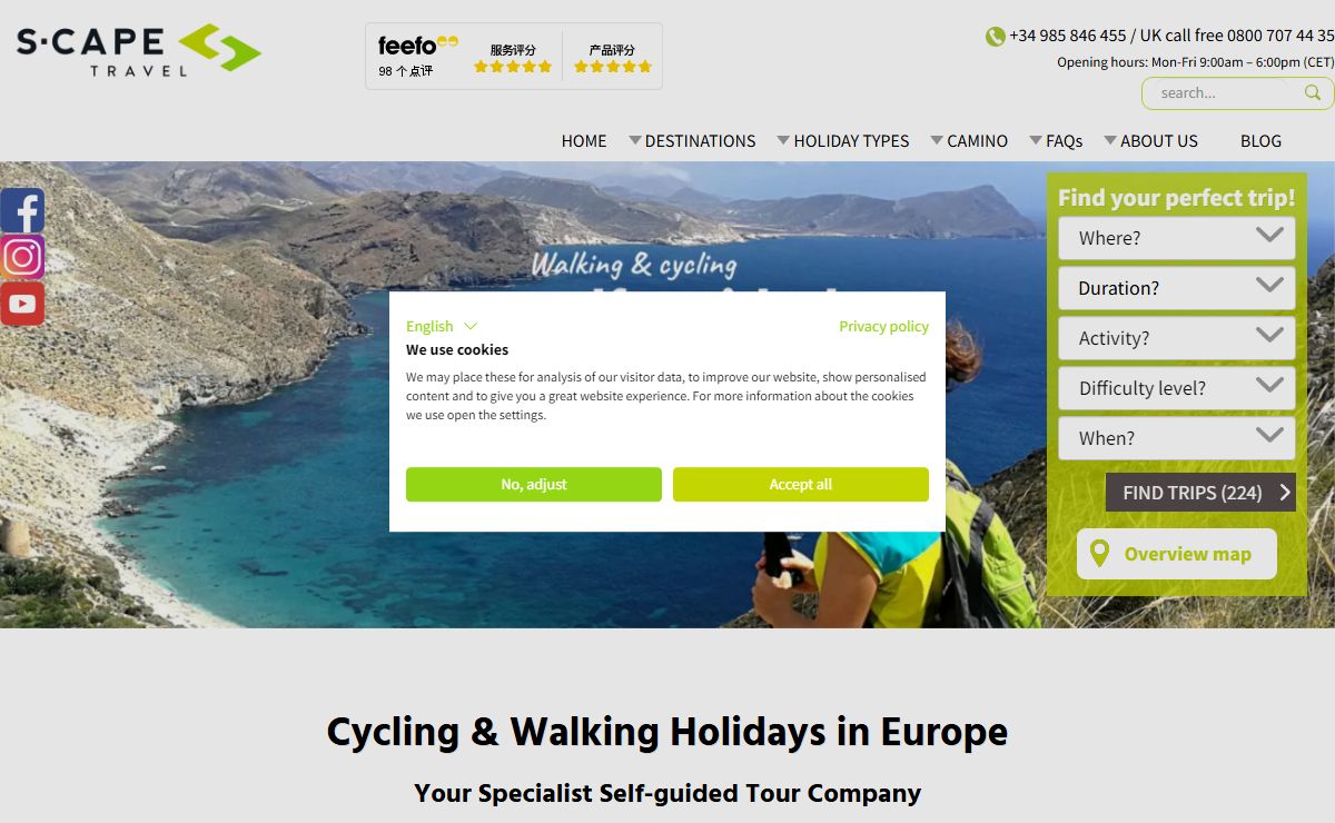Best Cycling & Walking Holidays in Europe | S-Cape Travel