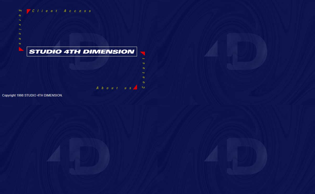 STUDIO 4TH DIMENSION provides creative solutions in English and Japanese, including: Internet web site design, e-commerce implementation, online marketing and promotion, DVD, CD-ROM and other multimedia translation and localization