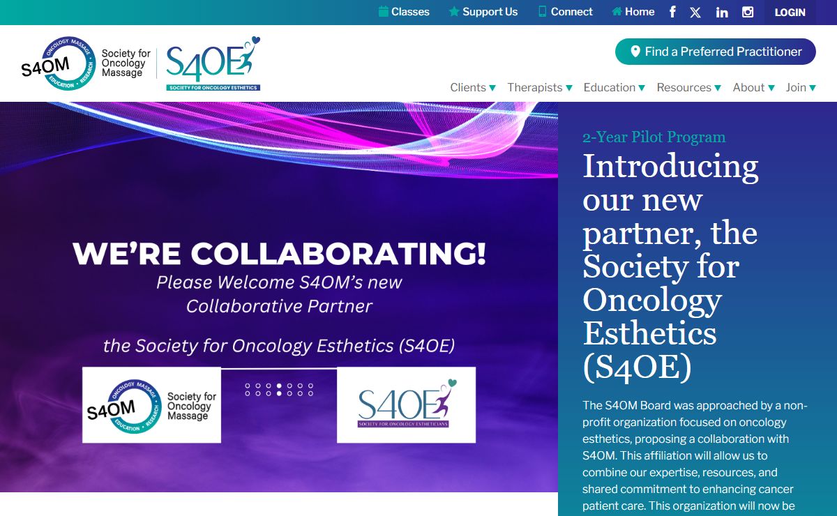 S4OM | Society for Oncology Massage