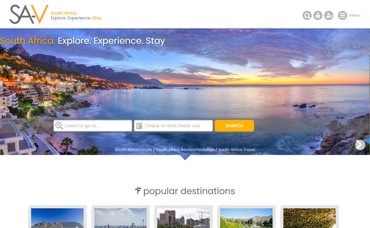 South Africa Accommodation, Hotels and Travel