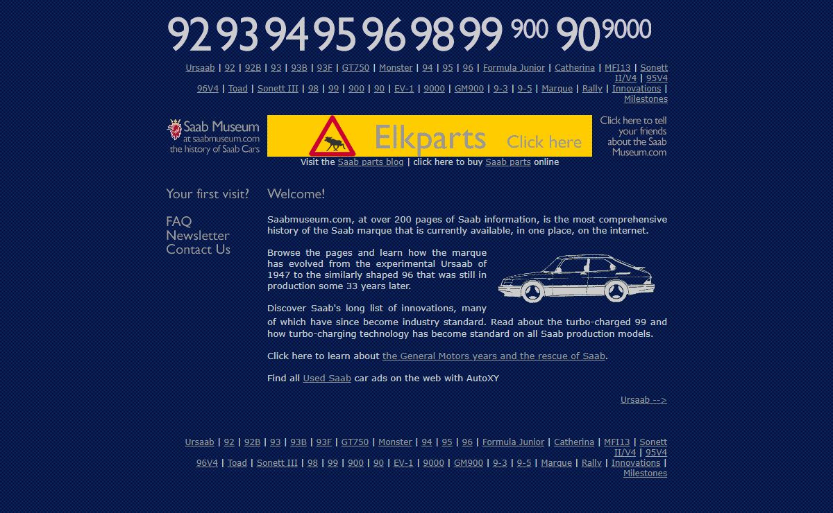Welcome to The SaabMuseum.com - a comprehensive and up-to-date history of Saab cars
