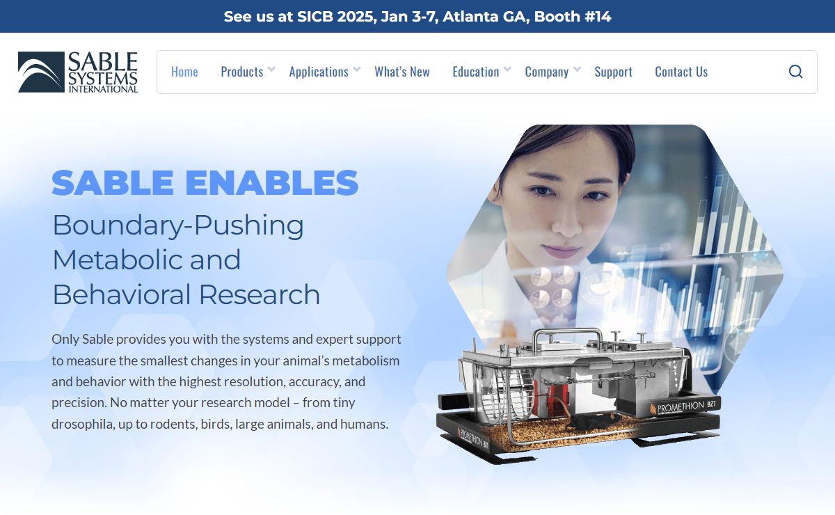 Sable Systems International | Metabolic Measurement Systems
