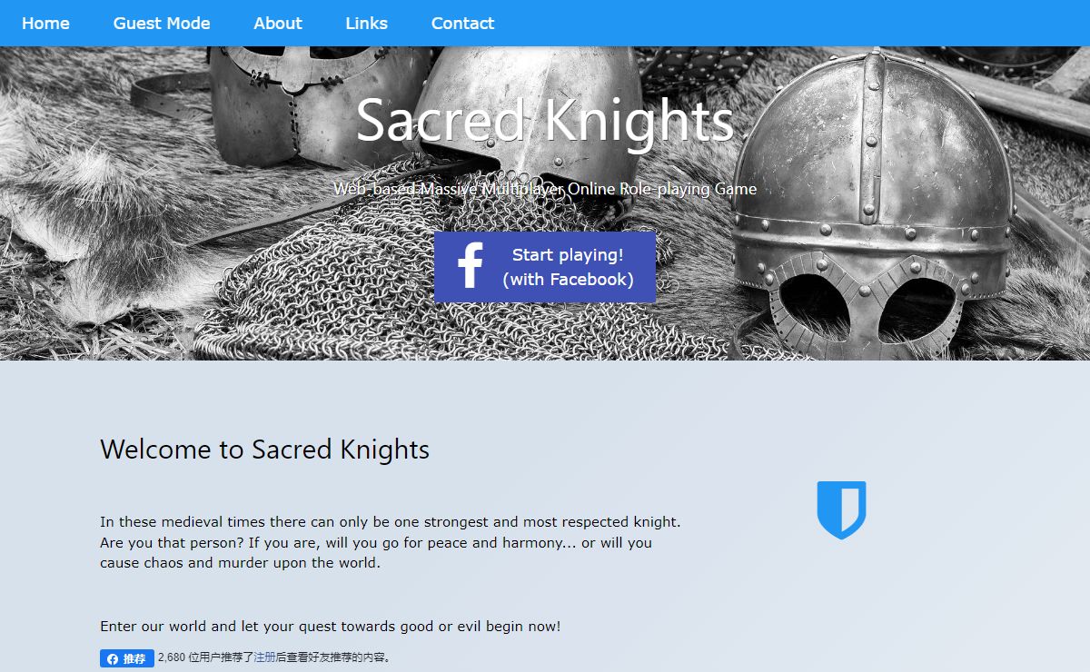 Sacred Knights δ MMORPG - Home