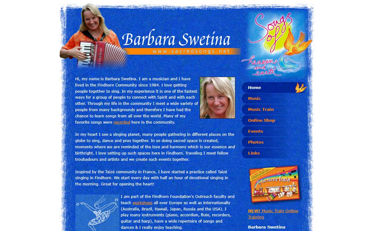 Barbara Swetina - SacredSongs.net
