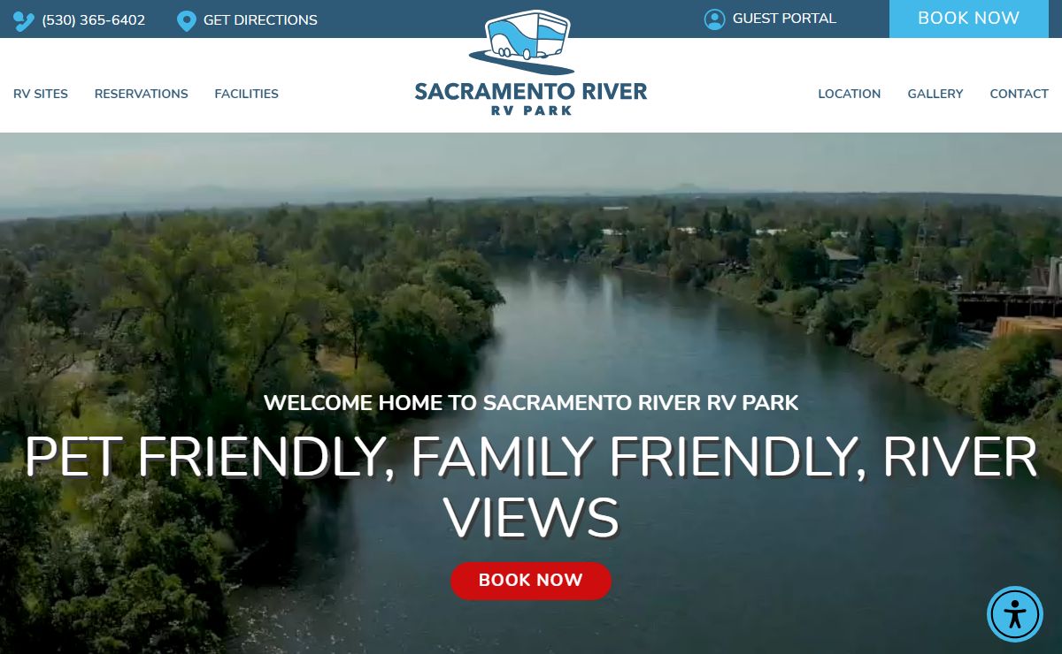 Sacramento River RV Park | Long Term RV Campground Redding CA