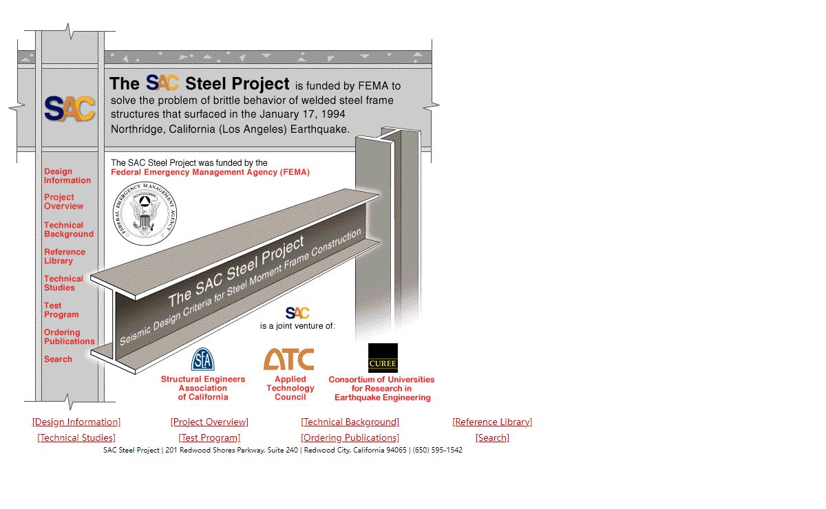 SAC Steel Project: Welcome