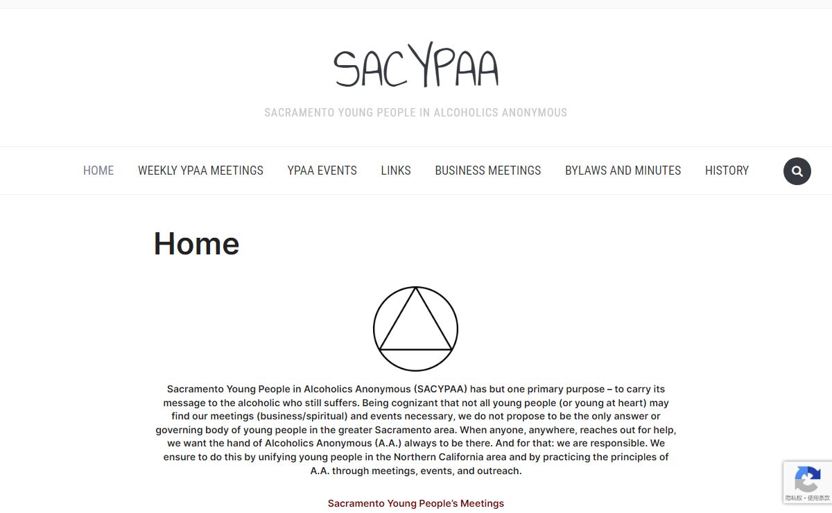 SACYPAA – Sacramento Young People in Alcoholics Anonymous