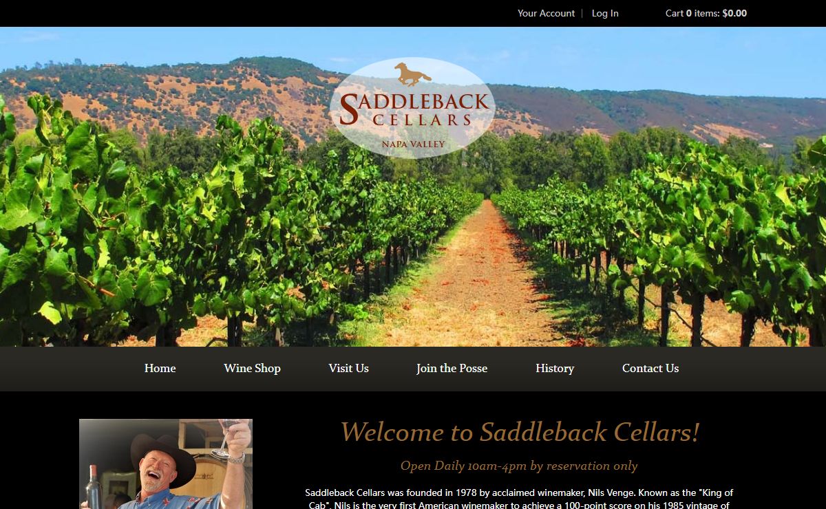 Saddleback Winery Napa Valley Cabernet