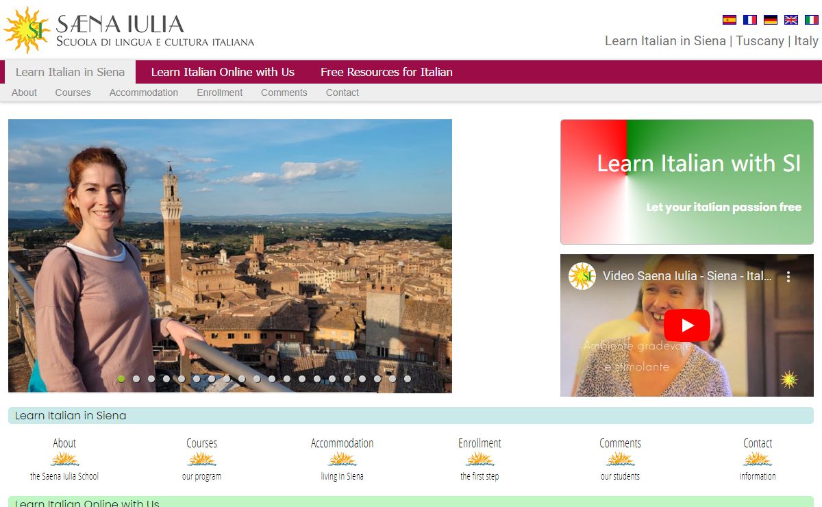 Learn Italian in Siena - Saena Iulia School