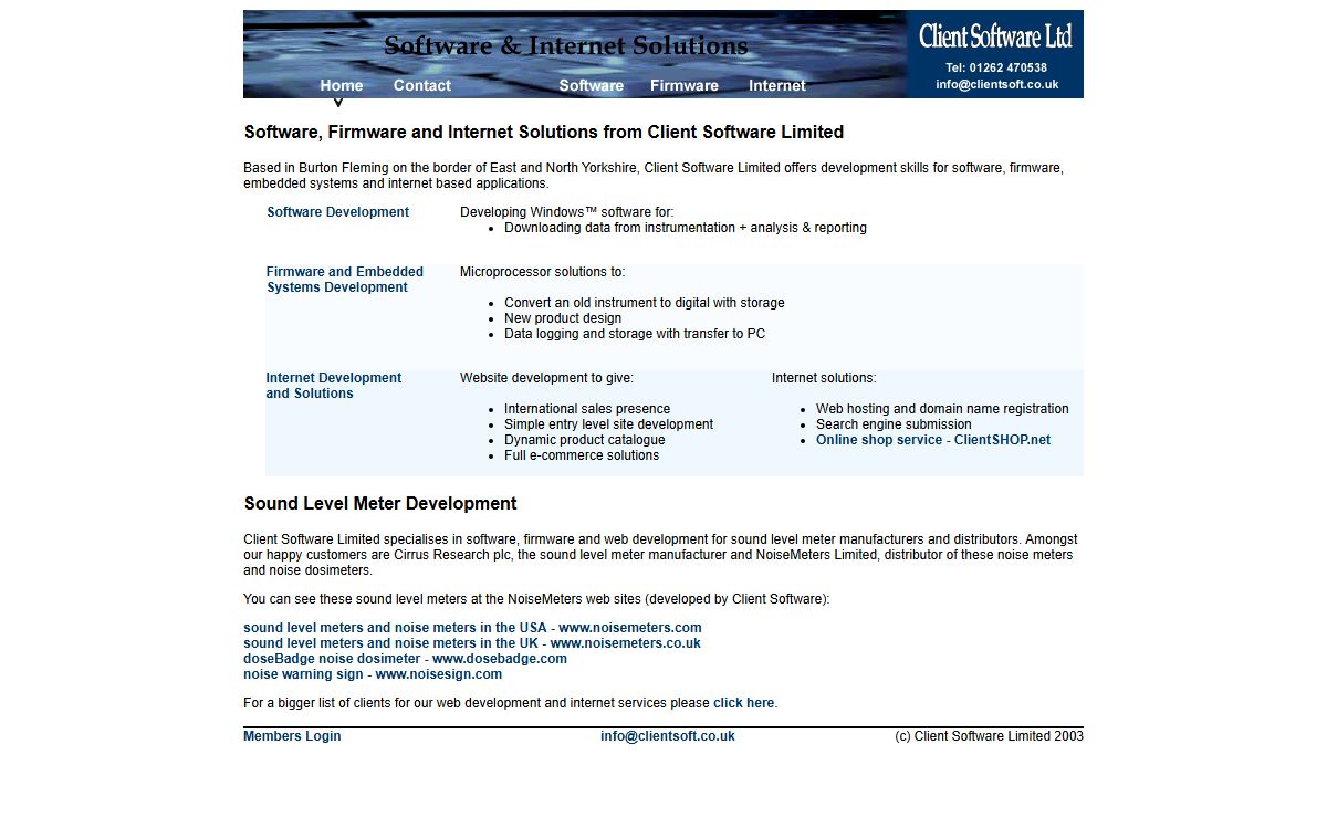 Software, Embedded Software and Web Design