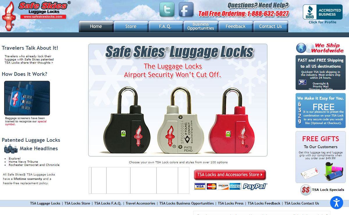 TSA Locks | Luggage Locks | Combination Padlock