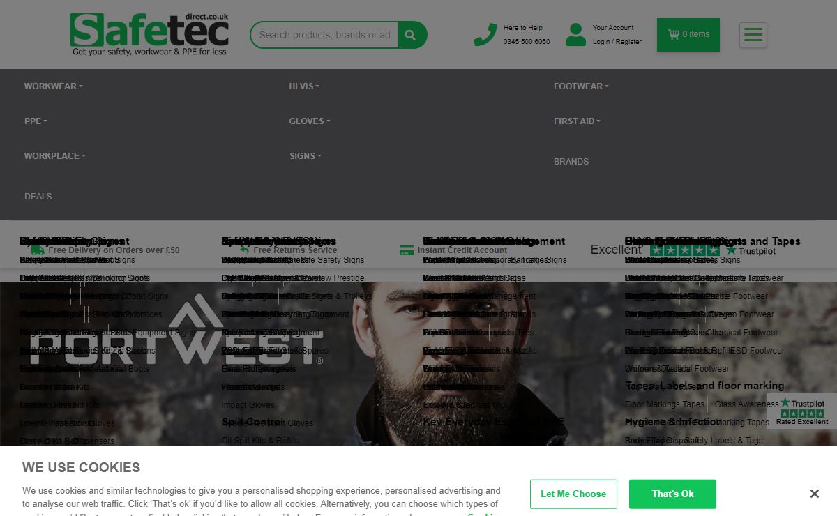 Safetec Direct | PPE Suppliers - PPE Equipment - Safety Workwear