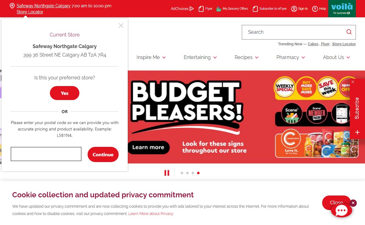 Safeway Canada Homepage - Safeway