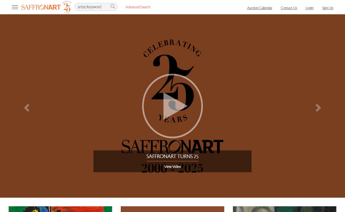 Indian Art: Auction House, Fine Art Auctions - Saffronart.com