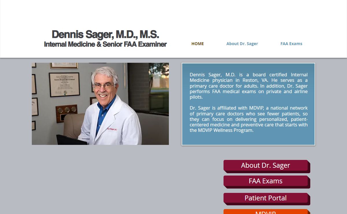 Dr. Dennis Sager M.D., M.S.