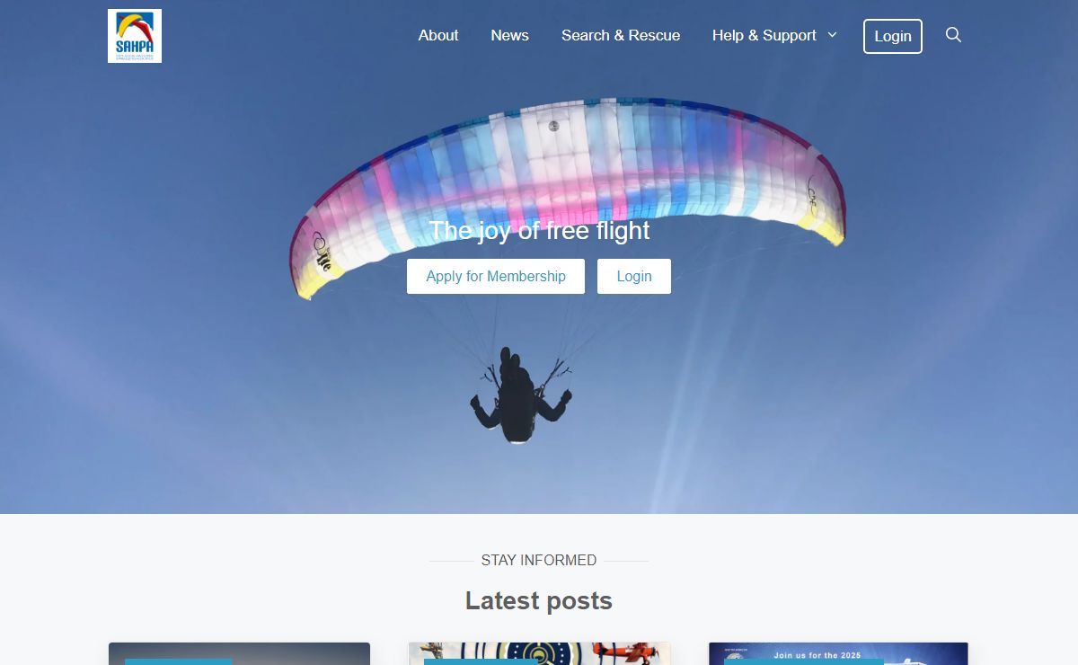 SAHPA - South African Hang gliding and Paragliding Association