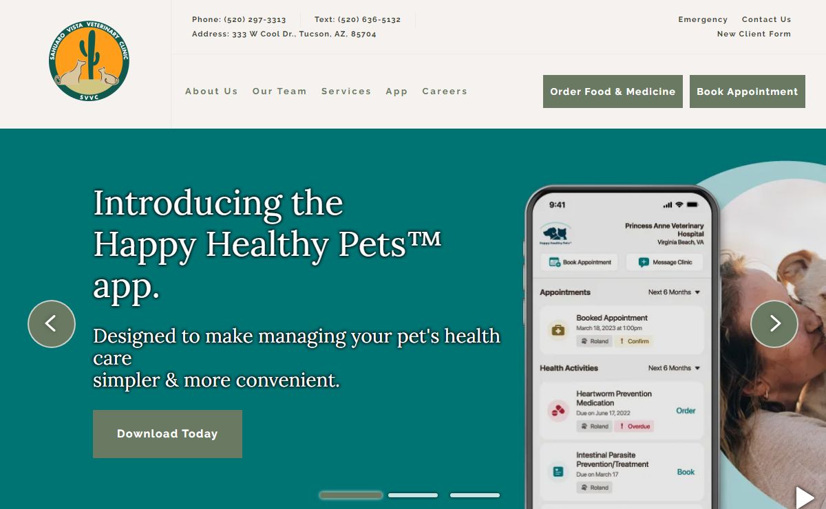 Animal Hospital in Tucson, AZ | Sahuaro Vista Veterinary Clinic