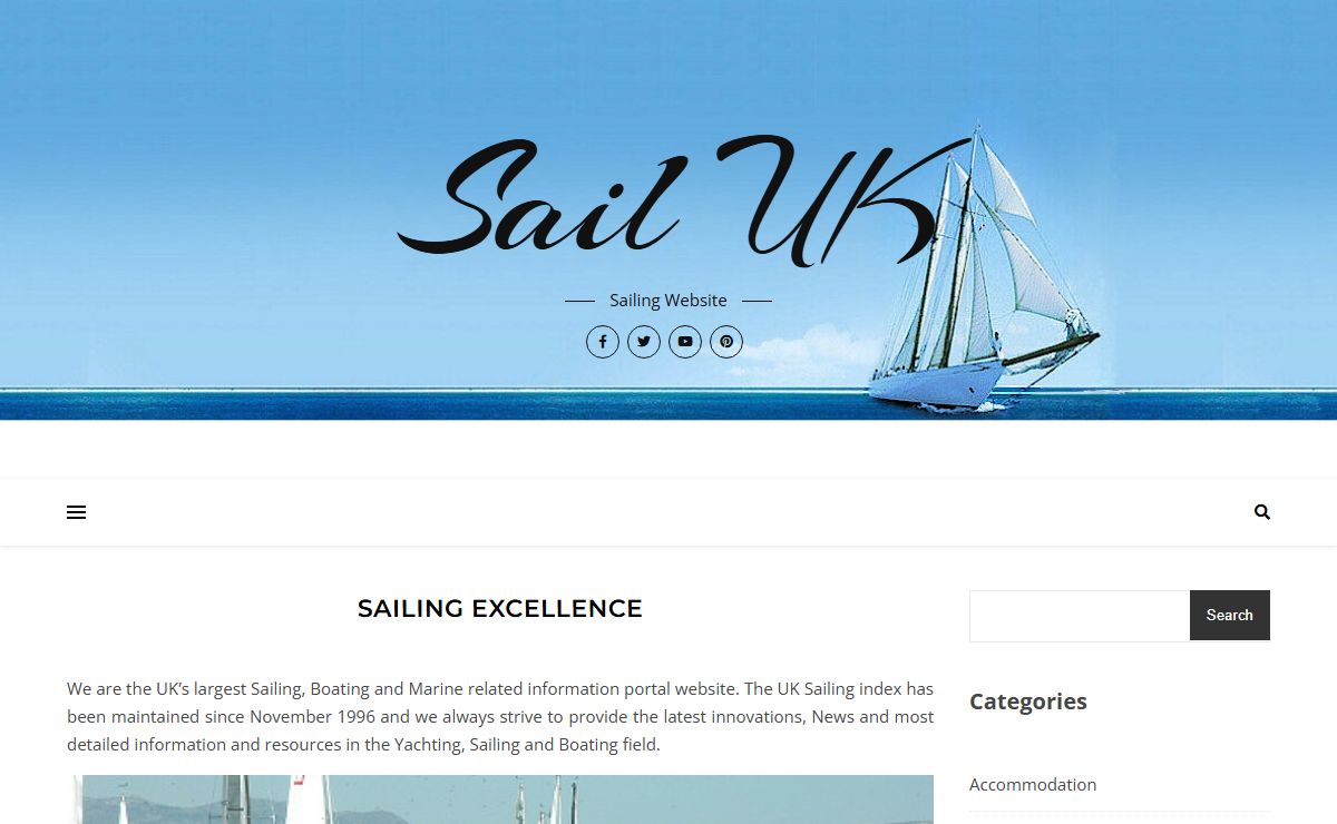 Sail UK – Sailing Website