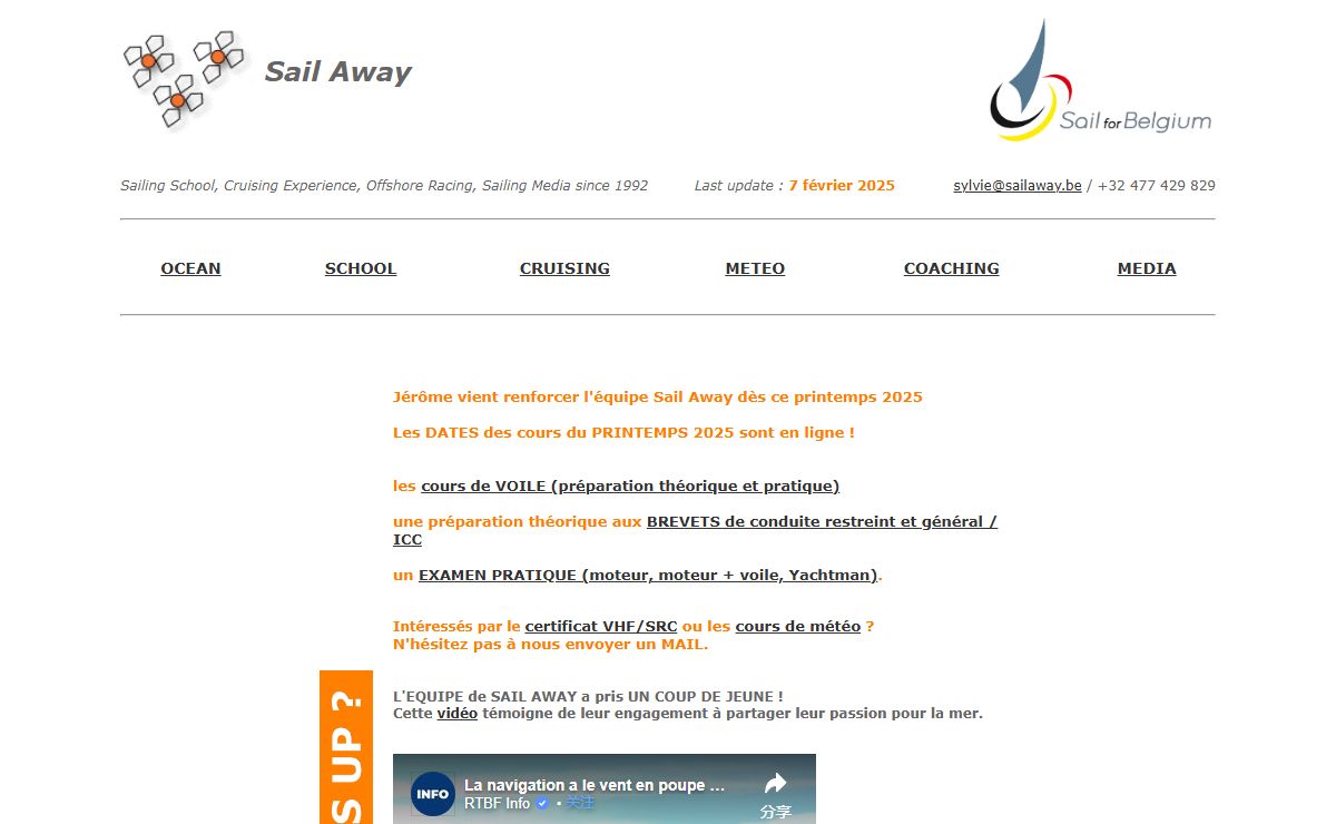 Sail Away - Sailing expeditions - School - Racing - Yacht Care