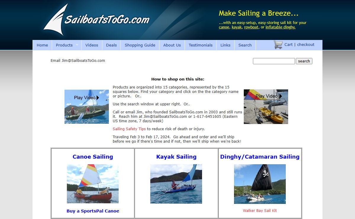 Sailboats To Go - Our Mission: Extremely Portable Sailboats