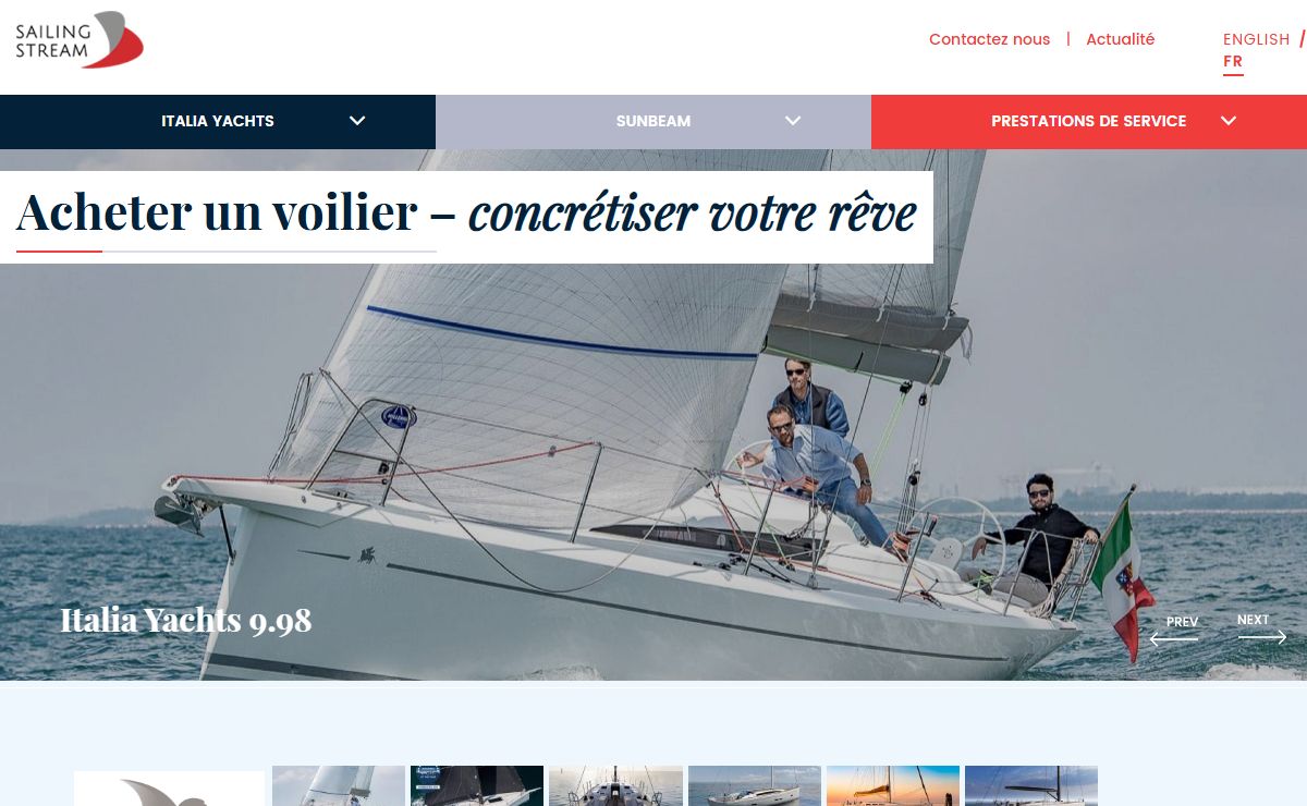 Accueil | Sailing Stream